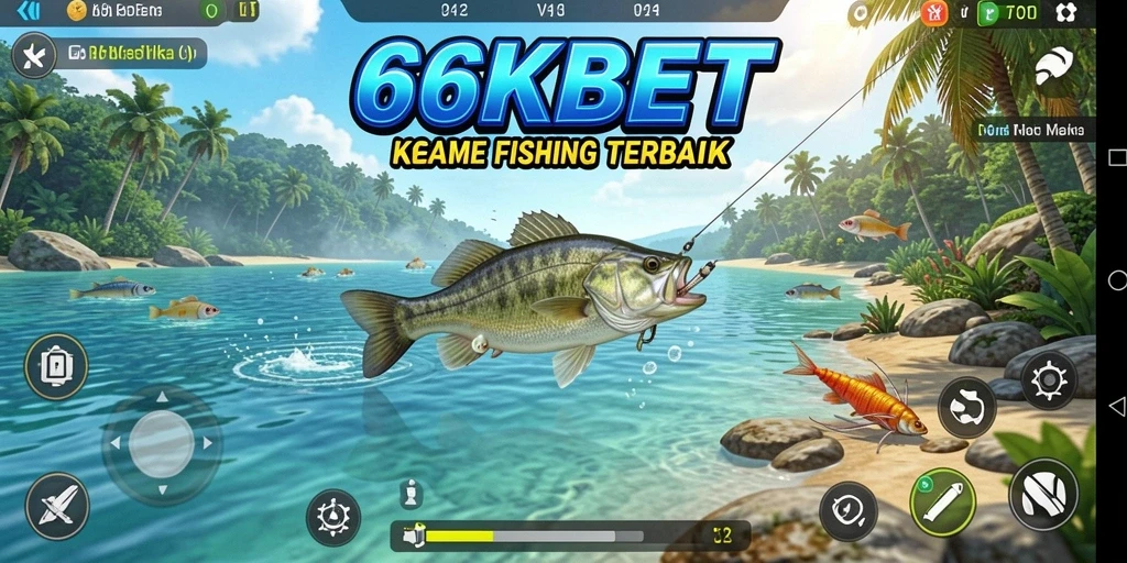 Tangkapan ikan besar dalam gameplay 66KBET yang seru.
