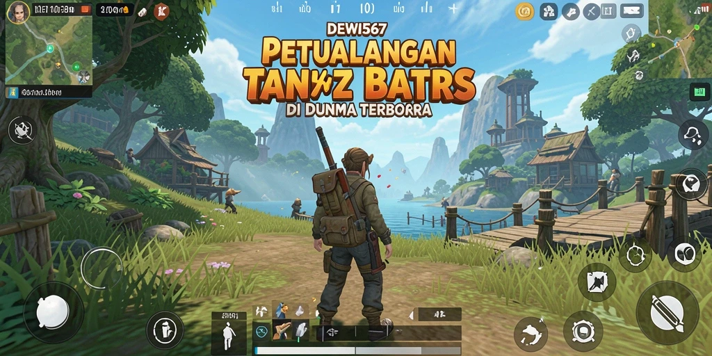 Screenshot DEWI567 menampilkan aksi epik dalam dunia terbuka.