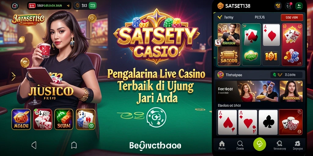 Tampilan gameplay Live Casino SATSET138 yang mengasyikkan dan interaktif.