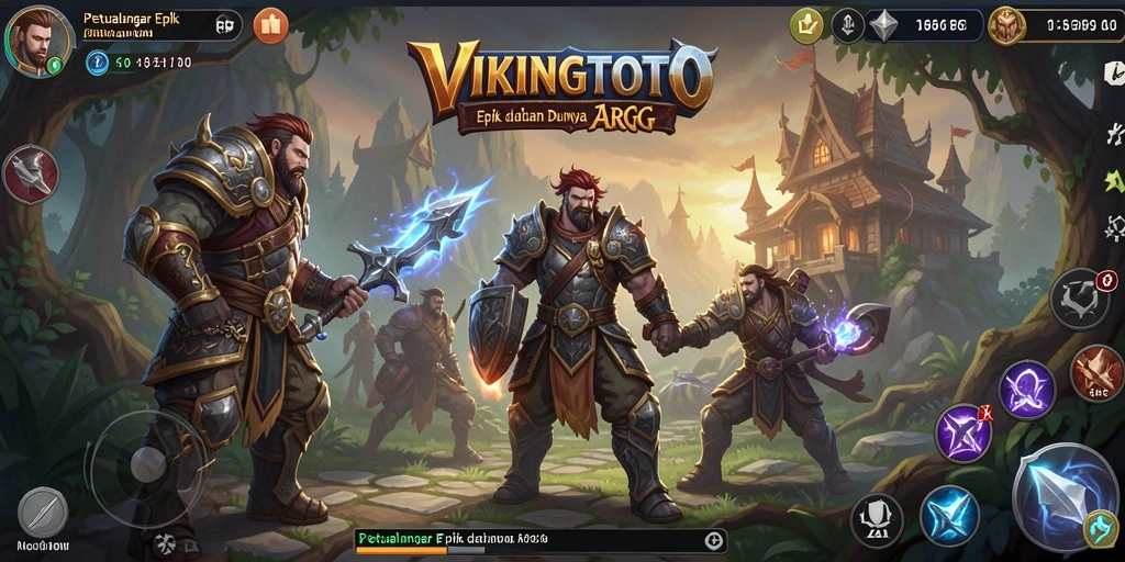 Tangkapan layar dari gameplay ARPG VIKINGTOTO yang menarik.